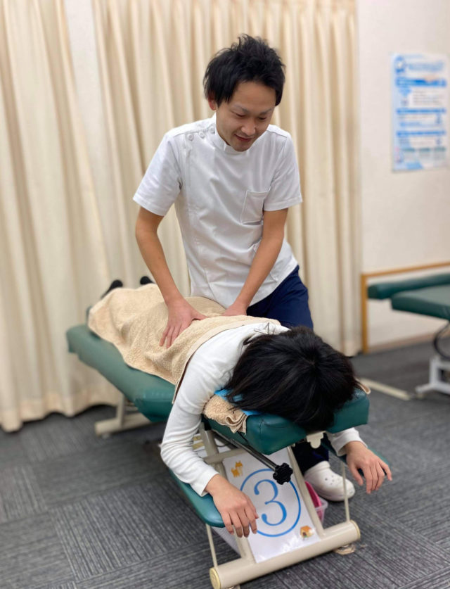 施術の写真